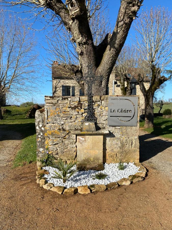 Chambres Et Table D'Hotes Le Cedre Aveyron Sainte-Croix  Exterior foto